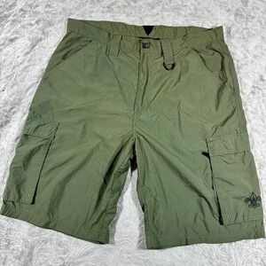 Boy Scouts of America Men's Shorts Army Green Logo Uniform Gorpcore Streetwear